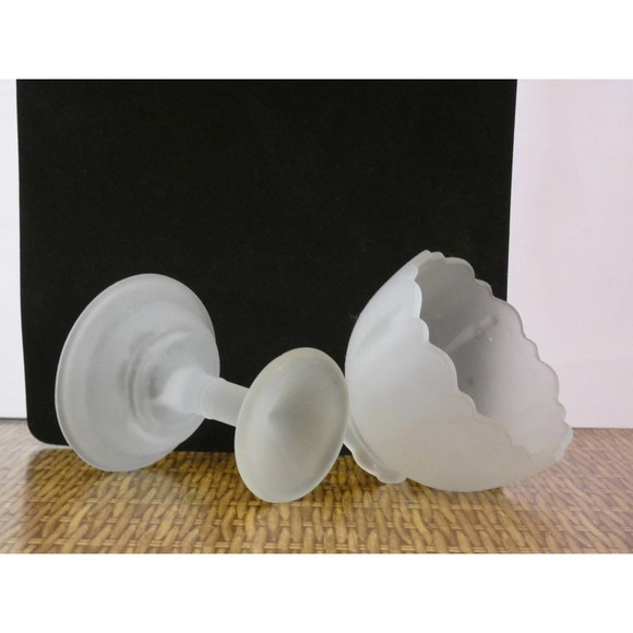 Vintage 1970's Westmoreland Frosted Fairy Lamp - Picture 10 of 10